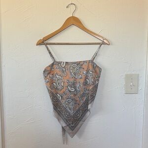 Paisley Print Women’s Bandana Top